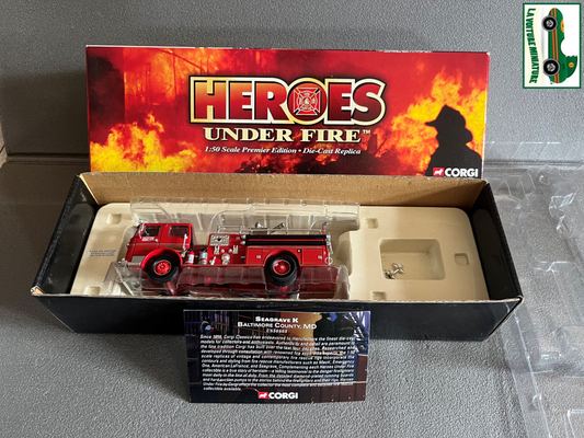 Voiture miniature Camion Pompiers Seagrave K Baltimore Corgi Heroes 1/50
