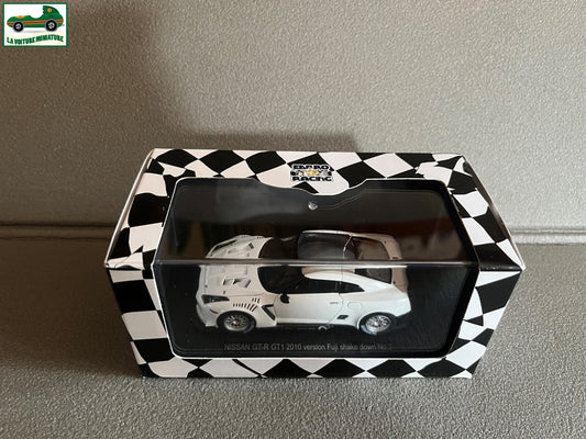 Voiture Miniature Nissan GT-R GT1 2010 Version Fuji shake down Ebbro au 1/43