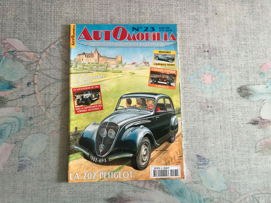 Livre Revue Voiture Automobile Automobilia N°23 1998