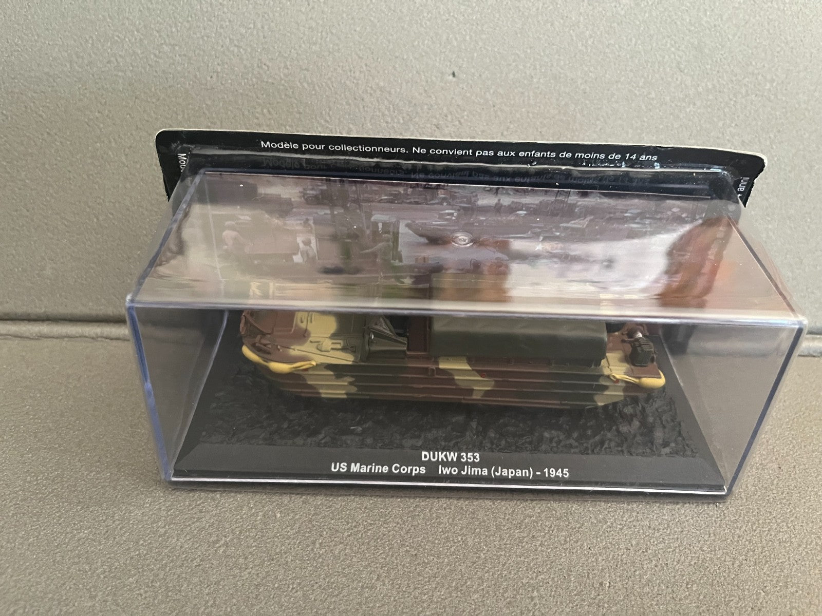 Miniature Militaire Char Tank Blindé Dukw 353 Us Marine Corps Japan Altaya 1/72