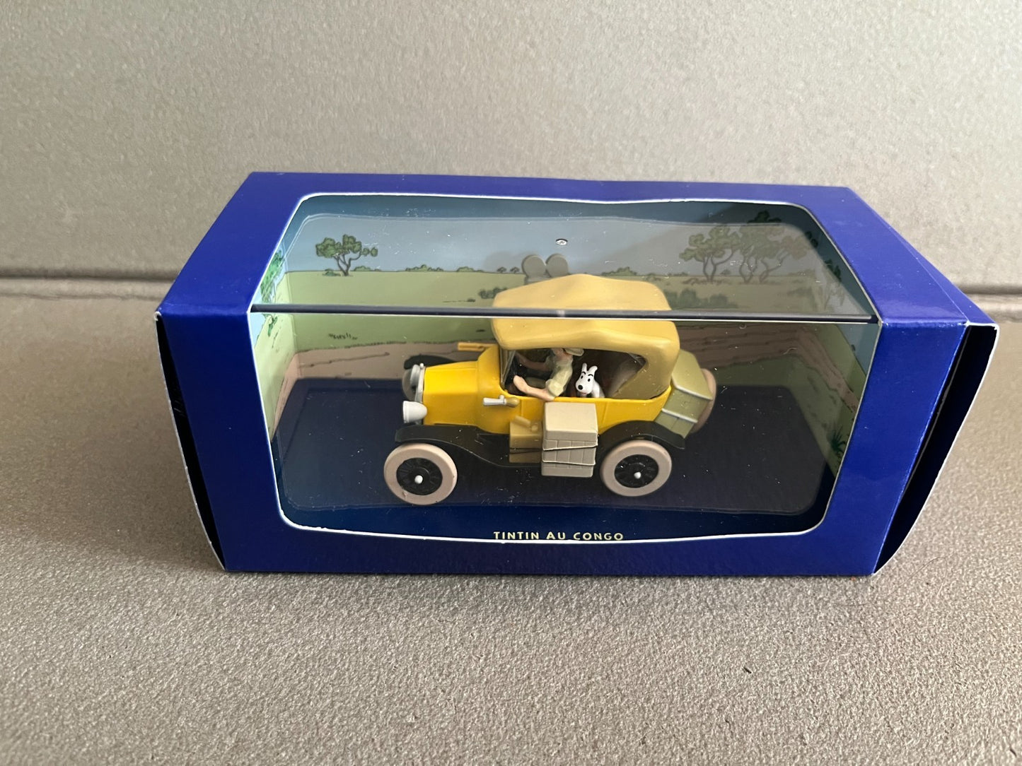 Miniature En Voiture Tintin au Congo Ford T Hergé Atlas au 1/43