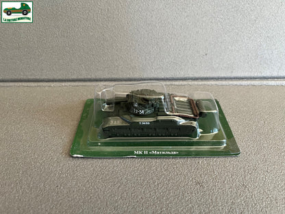 Miniature Militaire Char MK II Mathilda Deagostini Pays de L'est au 1/72