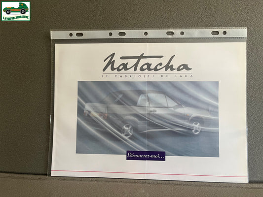 Ancien Dépliant Brochure Documentation Automobile Lada Natacha