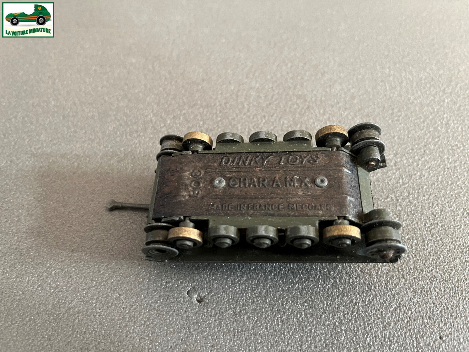 Ancienne Miniature Dinky Toys Armée Tank Char AMX Meccano France Epave
