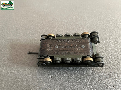 Ancienne Miniature Dinky Toys Armée Tank Char AMX Meccano France Epave