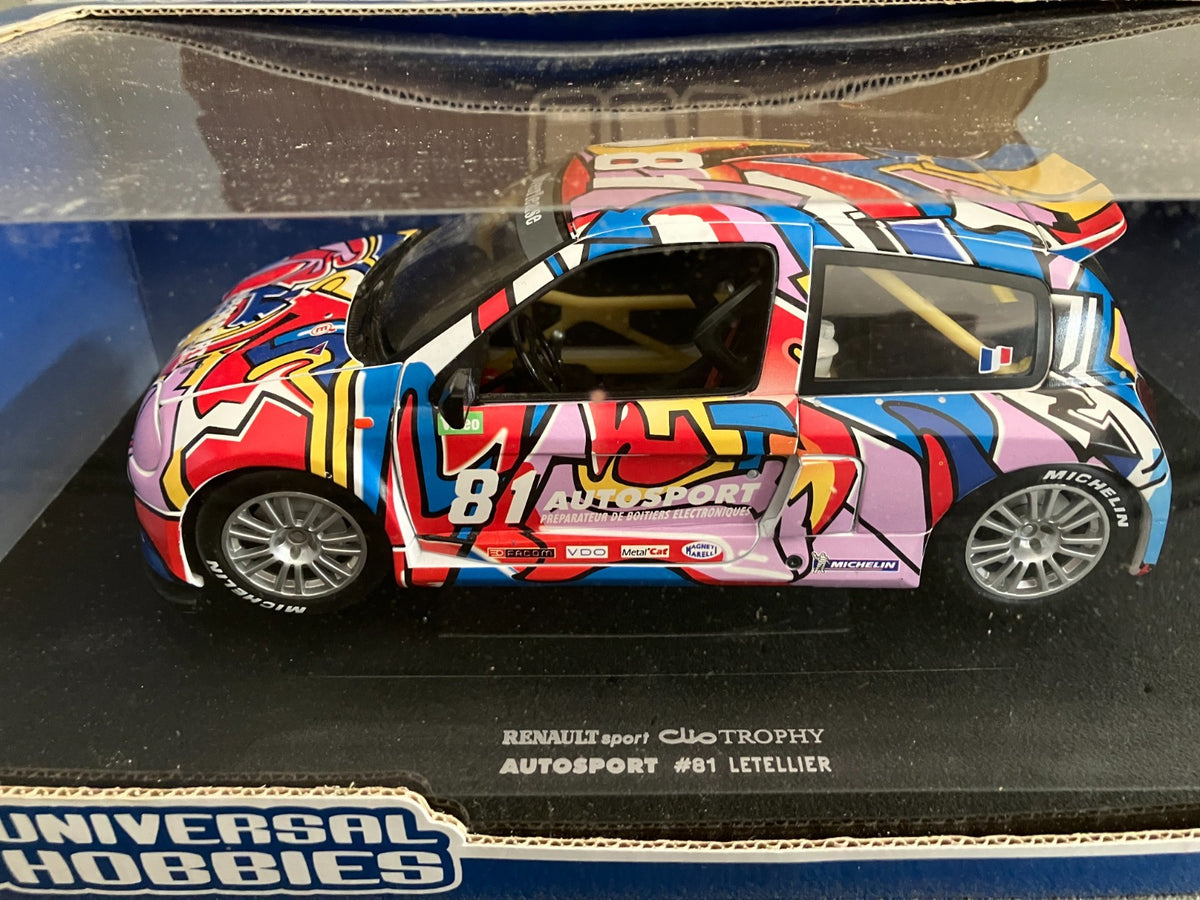 Voiture Miniature Renault Sport Clio Trophy Autosport LeTellier UH 1/18