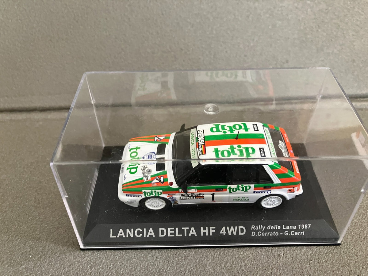 Voiture Miniature Lancia Delta HF 4WD Rallye Lana 1987 au 1/43