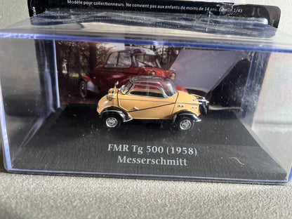Voiture Miniature Messerchmitt FMR Tg 500 Micro-Voitures D'Antan Altaya 1/43
