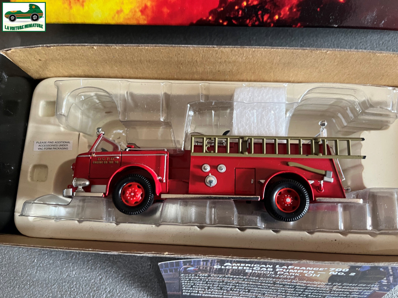 Voiture miniature Camion Pompiers American LaFrance 700 Corgi Heroes 1/50
