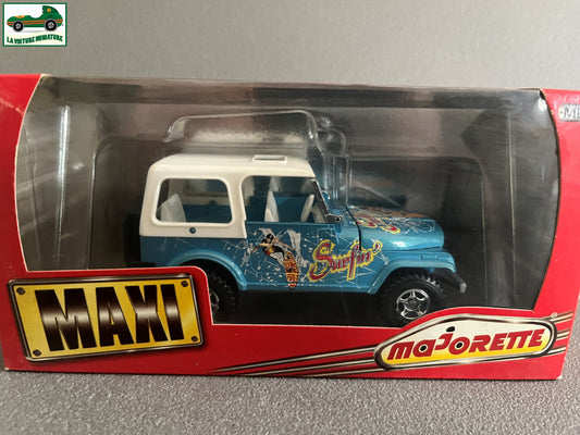 Voiture miniature Jeep Surfin 4x4 Maxi Majorette Série 3000
