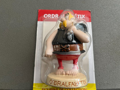 Figurine de Collection Astérix Obélix Ordralfabétix Plastoy Atlas