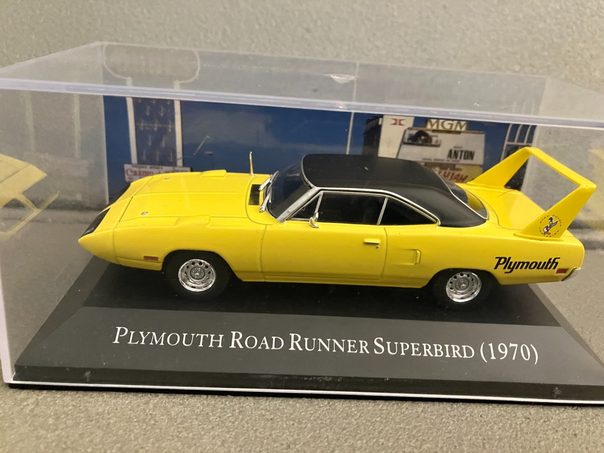 Voiture Miniature American Cars Plymouth Road Runner Superbird 1970 Altaya 1/43