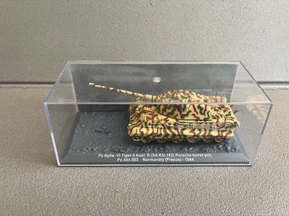 Miniature Militaire Char Tank Blindé Pz.Kpfw. VI Tiger II Porsche Altaya 1/72