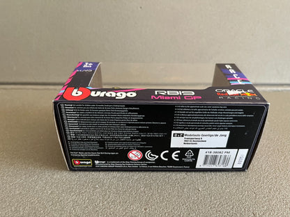 Voiture miniature Collection Formule 1 F1 Red Bull RB19 Miami GP Burago au 1/43