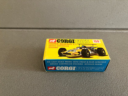 Ancienne Miniature Voiture Cooper Maserati F1 Formula 1 Corgi 159 Gt Britain