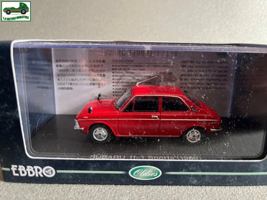 Voiture Miniature Subaru ff-41 Sports 1969 Ebbro au 1/43
