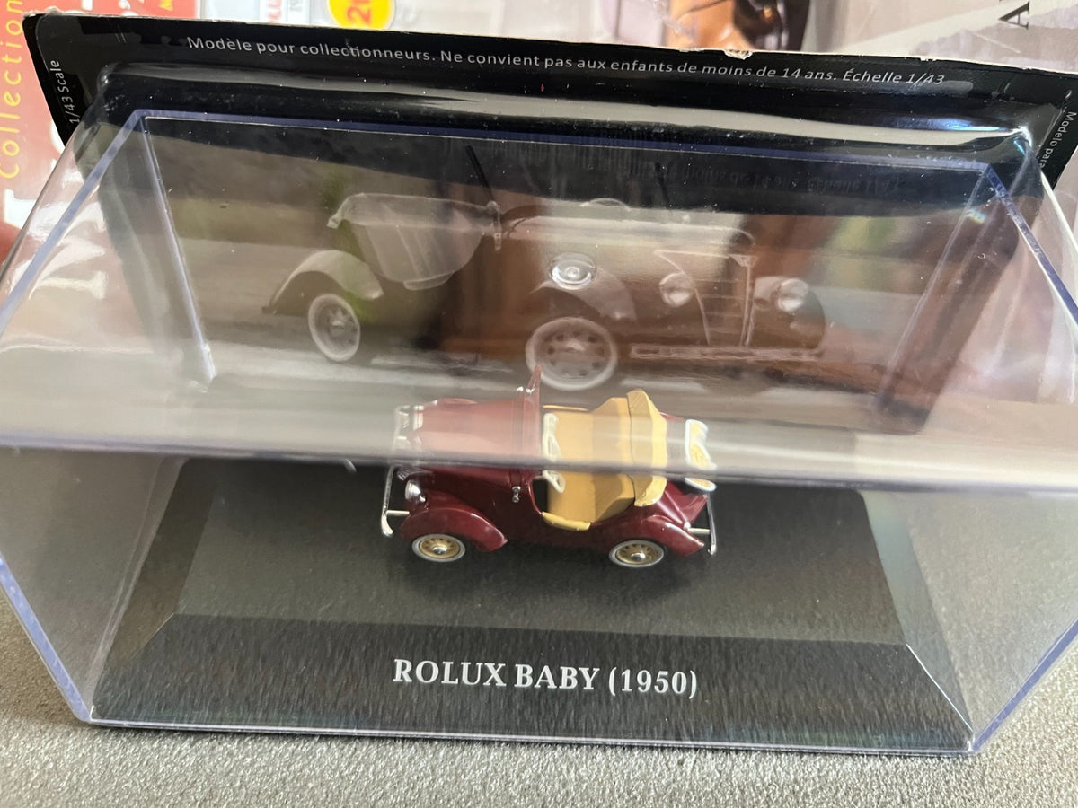 Voiture Miniature Rolux Baby 1950 Micro-Voitures D'Antan Altaya 1/43