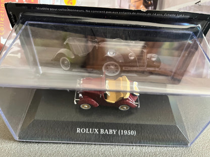 Voiture Miniature Rolux Baby 1950 Micro-Voitures D'Antan Altaya 1/43