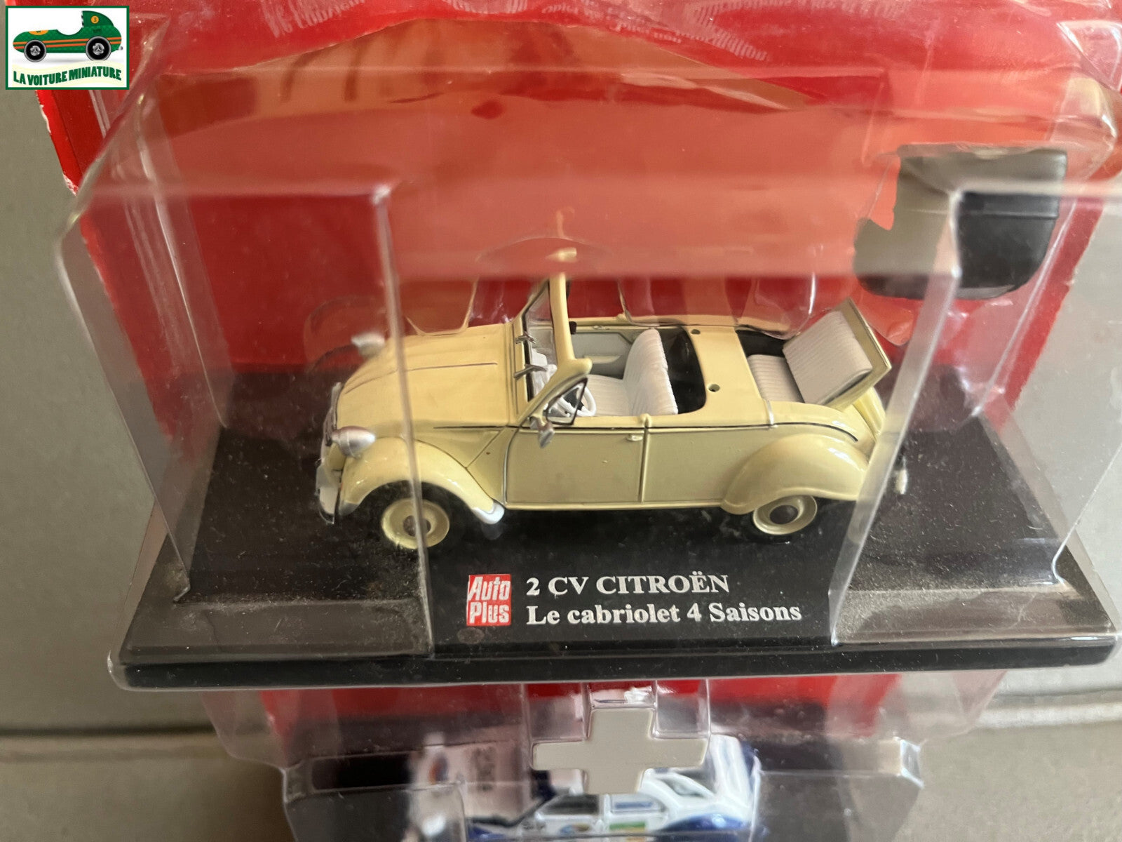 Voiture miniature Duo Citroen 2cv 2 cv Cabriolet 4 Saisons MB Raid Hachette 1/43