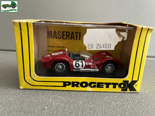 Voiture Miniature Maserati Birdcage 1961 Riverside Progetto K au 1/43