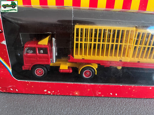 Voiture Miniature Semi Remorque Renault Transport Cage Pinder Verem 803 1/50