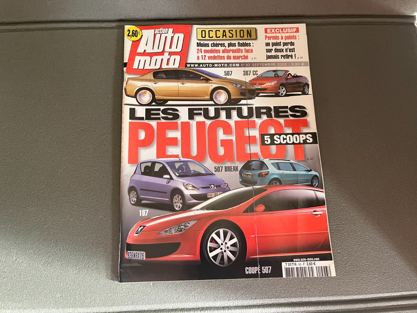 Livre Revue Voiture Automobile Action AutoMoto N°93