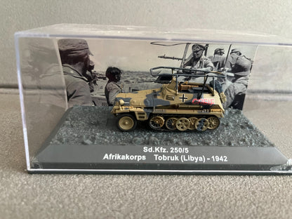 Miniature Militaire Char Tank Blindé Sd.Kfz. 250/5 Altaya 1/72
