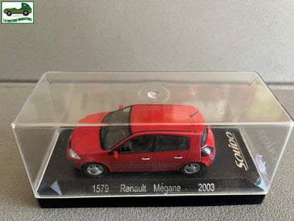 Voiture Miniature Renault Mégane 2003 Solido 1579 au 1/43
