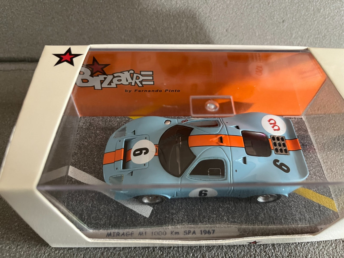 Voiture Miniature Ford Mirage M1 1000 KM Spa 1967 Bizarre Minimax Spark au 1/43