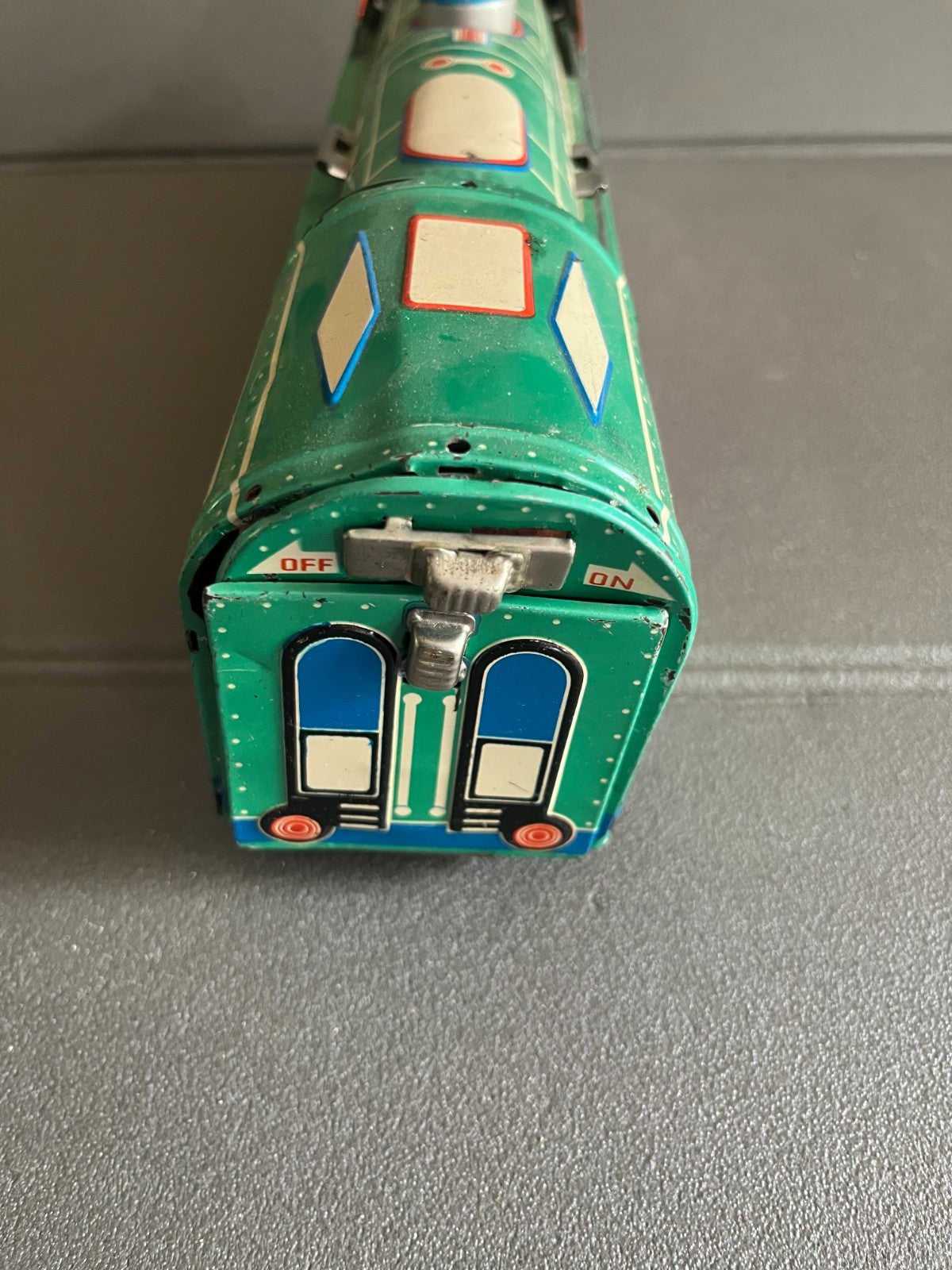 Jouet Ancien Tôle Train Locomotive Puff Puff Loco ME 660 China