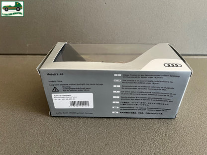 Voiture Miniature Audi A5 Sportback Silver Spark au 1/43