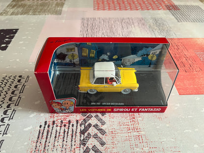 Voiture Miniature BMW 700 QRN sur Bretzelburg Spirou 1/43