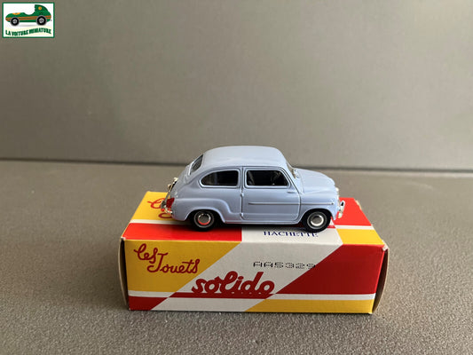 Voiture Miniature Fiat 600D 1963 Solido Hachette 1/43