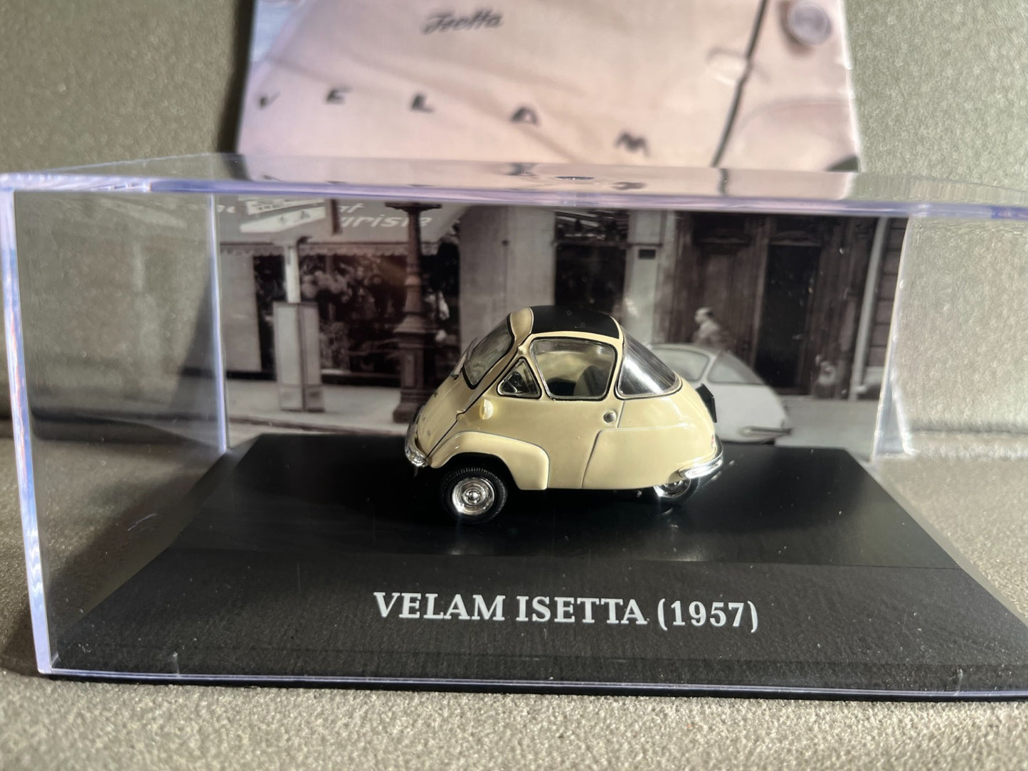 Voiture Miniature Velam Isetta 1957 Micro-Voitures D'Antan Altaya 1/43