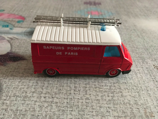 Voiture Miniature Citroen C35 Sapeurs Pompiers Paris Solido France au 1/50