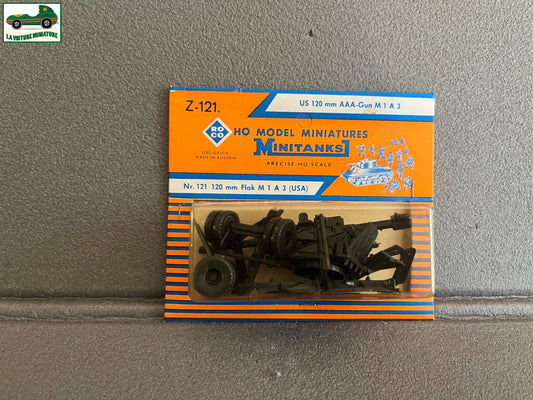 Miniature Engin Militaire Canon Z-121 US 120 mm AAA-Gun Roco Minitanks  1/87 HO