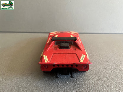 Ancienne Voiture Miniature Lancia Stratos Polistil au 1/25 Epave