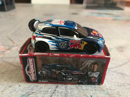 Voiture Miniature Volkswagen Polo R WRC Ogier Majorette Rallye Monte Carlo 1/57