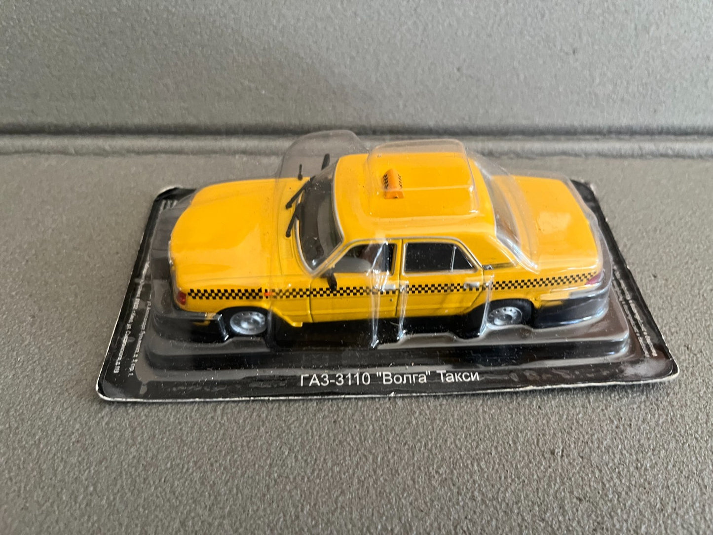 Voiture Miniature Gaz Volga 3110 Taxi Ixo DeAgostini URSS Pays Est Russie 1/43