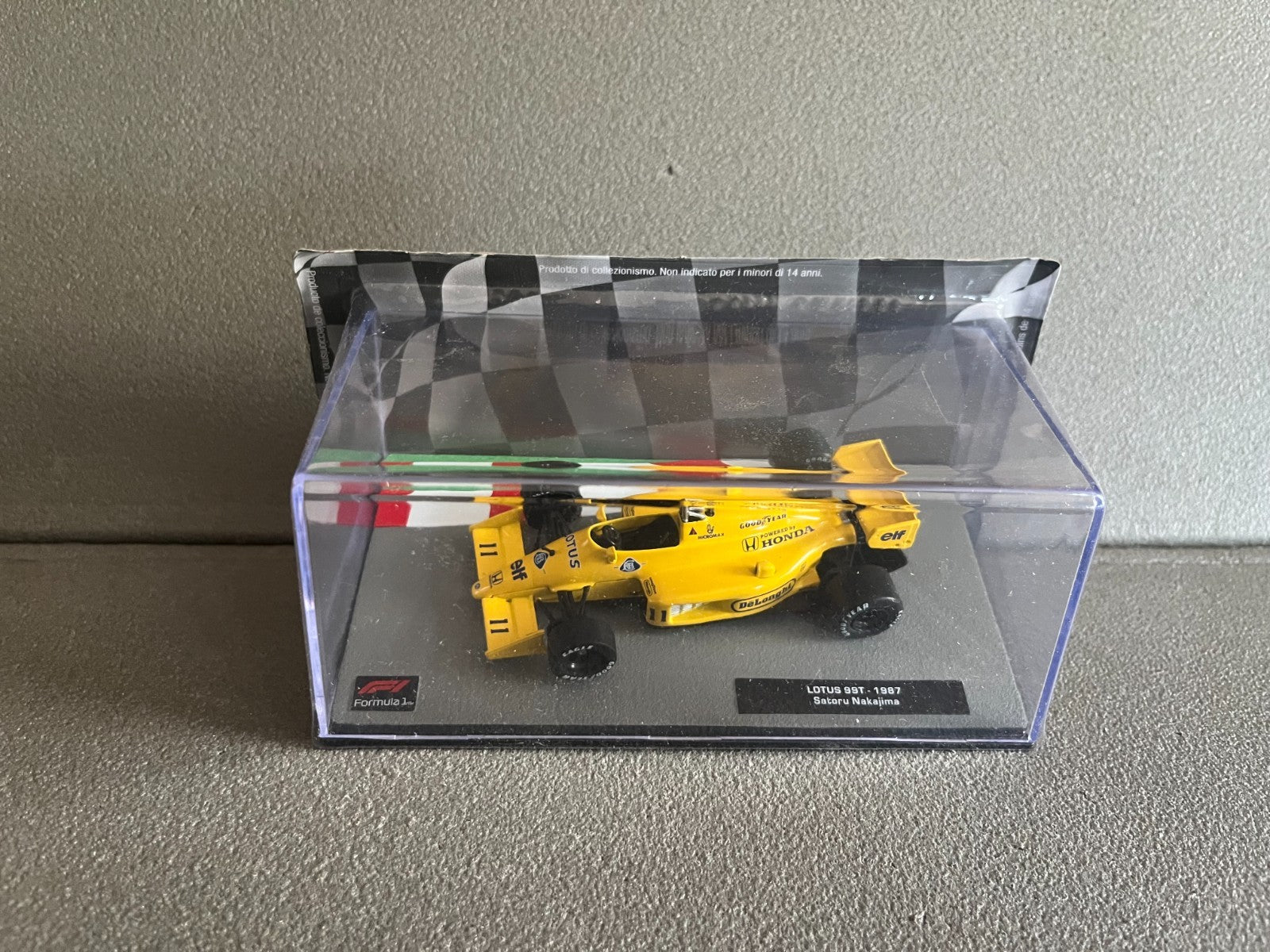 Voiture miniature Formule 1 F1 Lotus 99T 1987 Nakajima 1/43