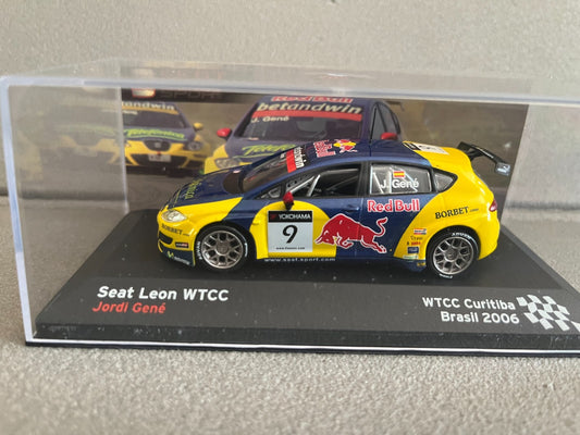 Voiture Miniature Seat Leon WTCC Curitiba Brasil 2006 Rallye au 1/43