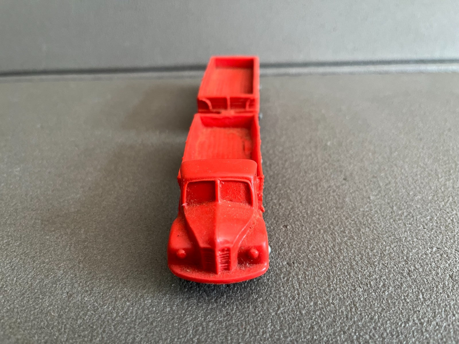 Voiture Miniature Ancien Camion Remorque Tomte Lardal Norway Plastique Gomme