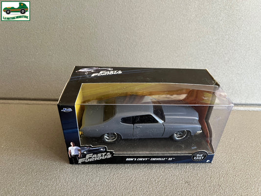 Voiture miniature Fast and Furious Dom's Chevy Chevelle SS Jada 1/32