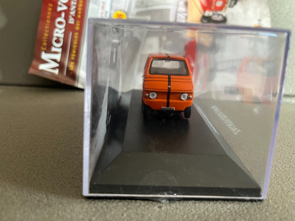 Voiture Miniature Zagato Zele 1974 Micro-Voitures D'Antan Altaya 1/43