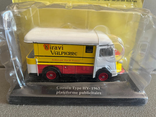 Voiture Miniature Citroen Type HY 1963 Kiravi Valpierre Eligor Hachette au 1/43