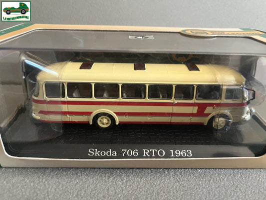 Voiture miniature Skoda 706 RTO 1963 Autobus Bus Collection Atlas 1/72