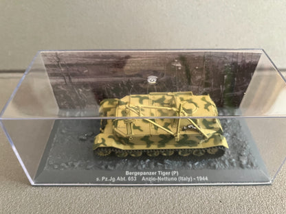 Miniature Militaire Char Tank Blindé Bergepanzer Tiger P Altaya 1/72
