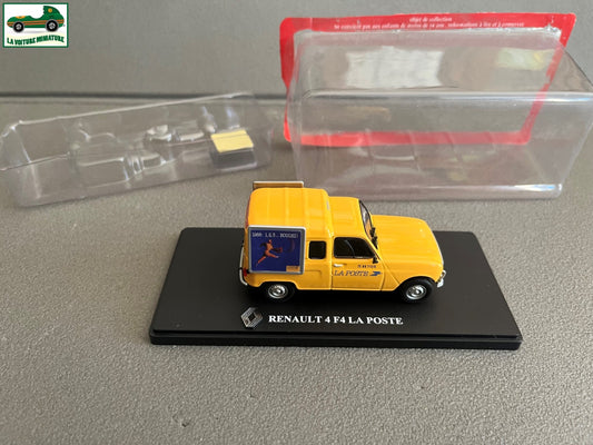 Voiture miniature Passion Renault 4 4L R4 F4 La Poste Hachette au 1/43