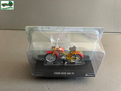 Moto Cyclomoteur miniature Omer Mon Ami 3V Leo Models 1/18