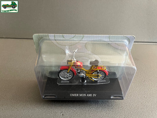 Moto Cyclomoteur miniature Omer Mon Ami 3V Leo Models 1/18
